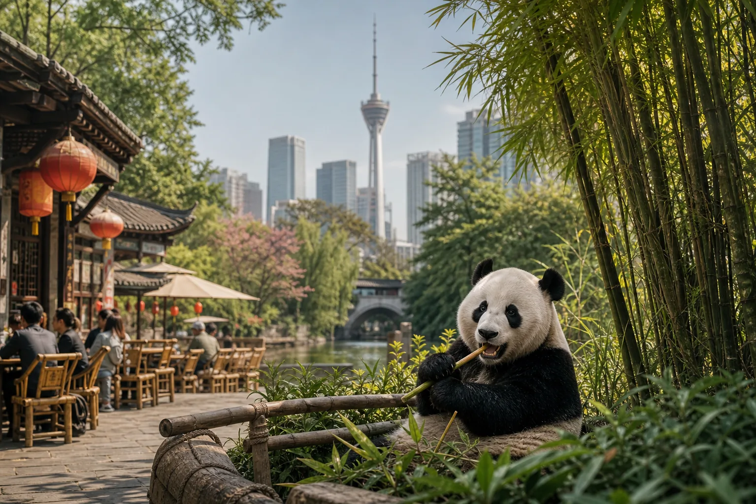 Chengdu travel scene
