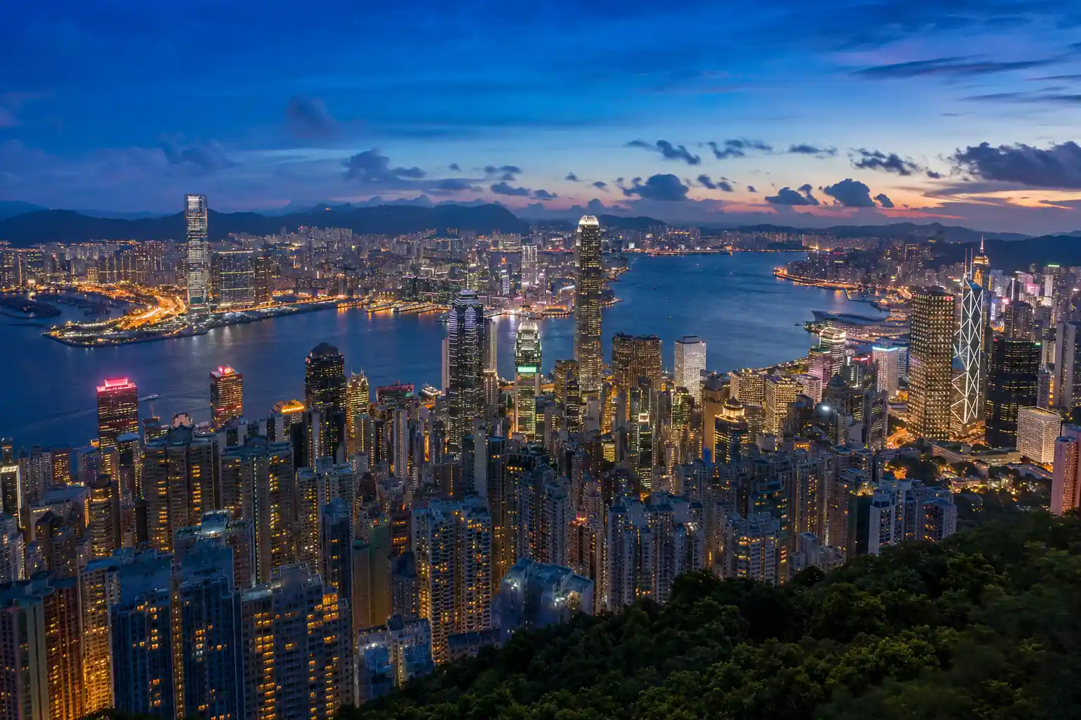 Hong Kong travel scene