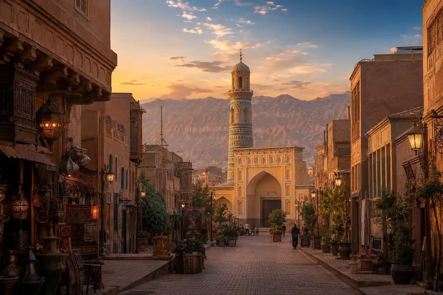 Kashgar travel scene
