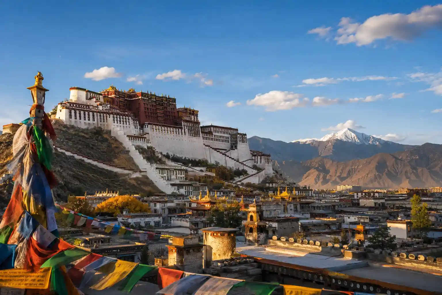 Lhasa travel scene