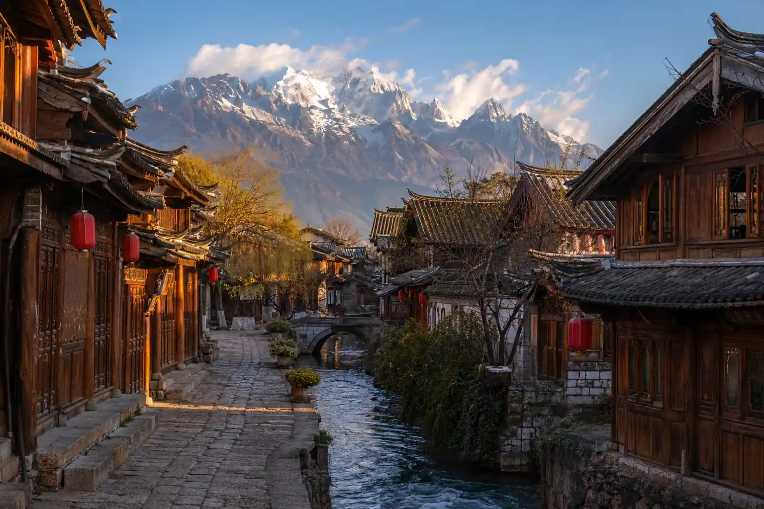 Lijiang travel scene
