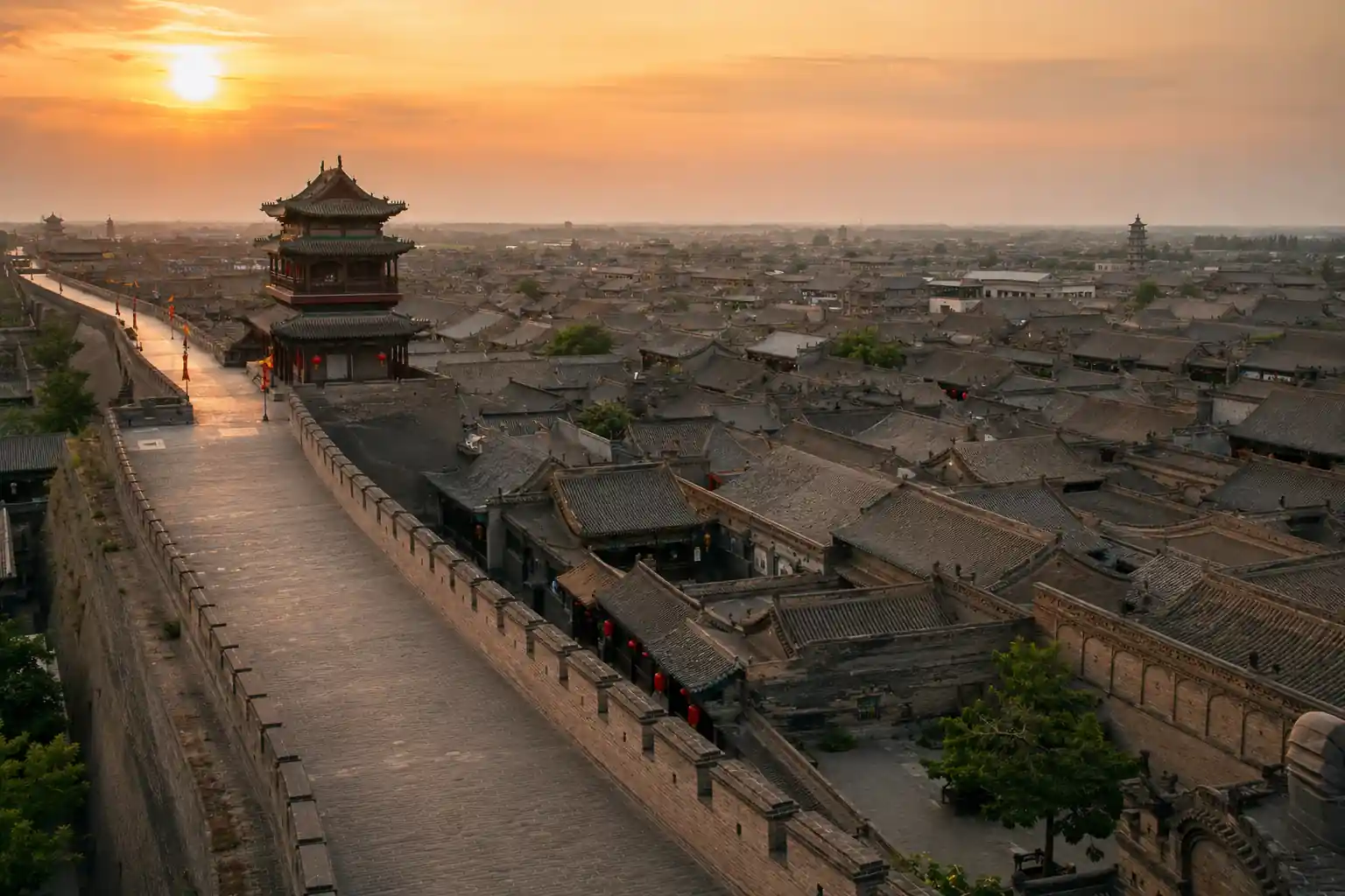 Pingyao travel scene