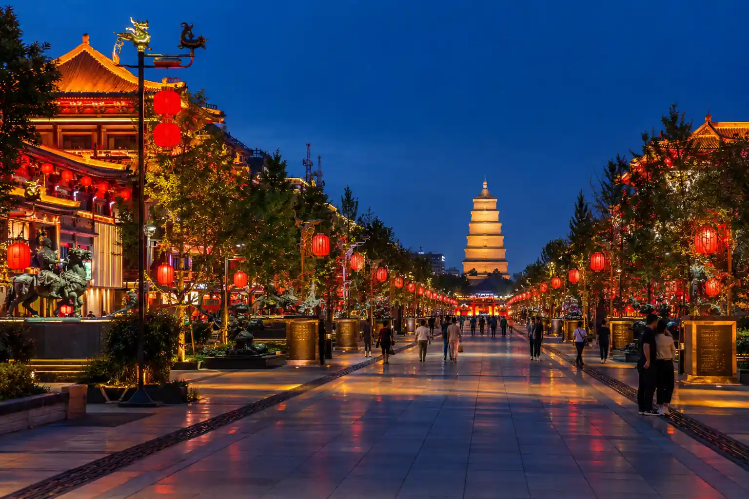 Xi'an travel scene